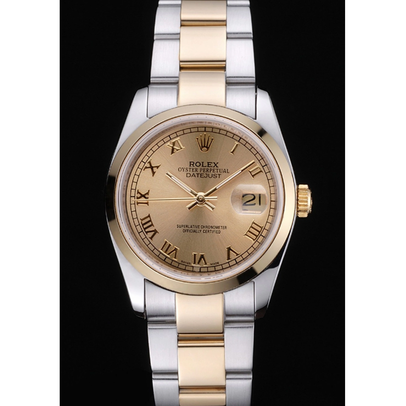 Aaa replica watch Dial Stainless 622265 And Case Datejust Gold Gold Steel Rolex 0730